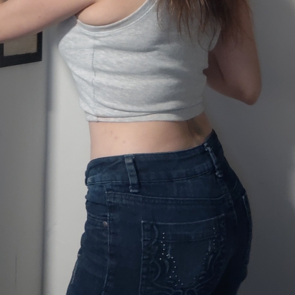 LEI Dark Blue Flare Jeans